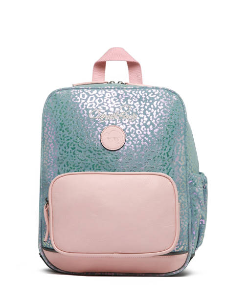Rugzak 2 Compartimenten Cameleon Blauw vintage fantasy SD33 ander zicht 6