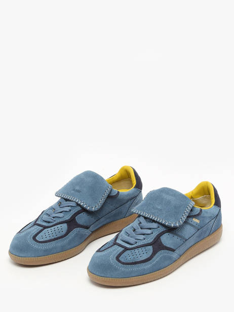 Sneakers En Cuir Alohas Bleu women 10091702 vue secondaire 1