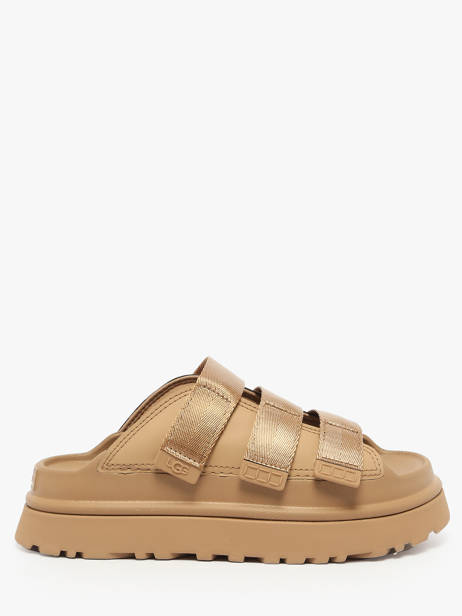 Mules Goldenglow En Cuir Ugg Marron women 1167430