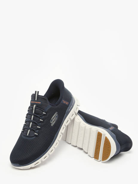 Sneakers Glide-step Noxus Skechers Blauw men 233010 ander zicht 2