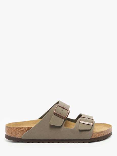 Mules Arizona Bfbc Stone Birkenstock Gris men 151211 vue secondaire 1