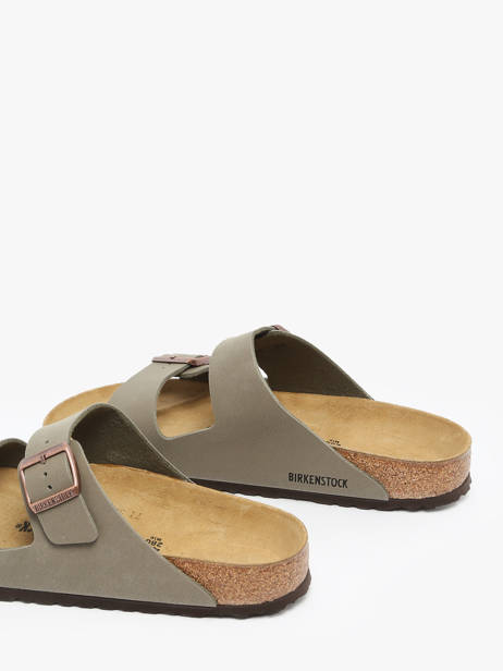 Mules Arizona Bfbc Stone Birkenstock Gris men 151211 vue secondaire 3