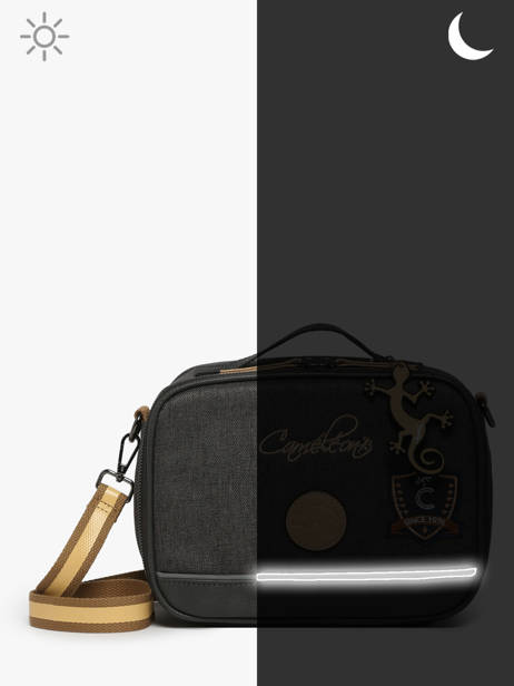 Lunchtas Cameleon Grijs vintage urban BL24 ander zicht 5