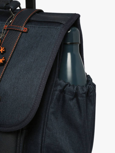 Cartable à Roulettes 3 Compartiments Cameleon Orange vintage urban CR41 vue secondaire 6