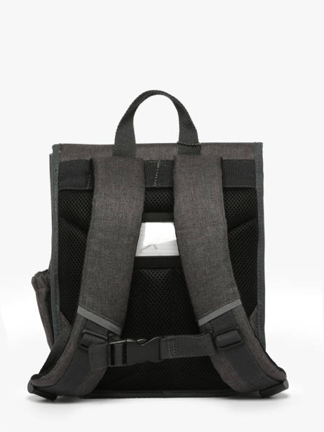 Rugzak 1 Compartiment Cameleon Grijs vintage urban SD30 ander zicht 4