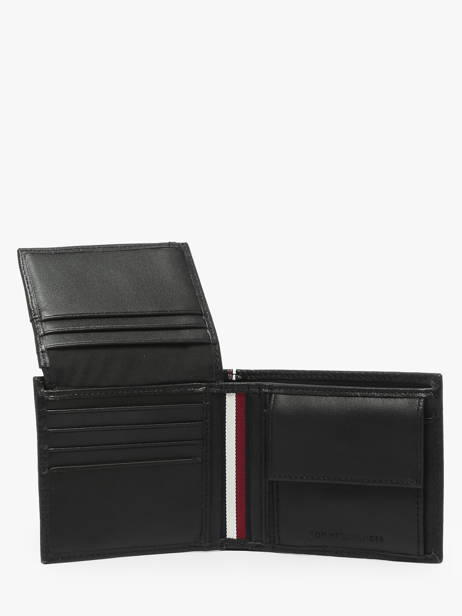 Cross Body Tas Leder Tommy hilfiger Zwart th premium AM12189 ander zicht 2