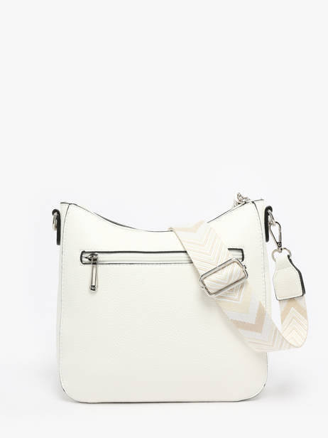 Cross Body Tas Grained Miniprix Wit grained F8575 ander zicht 3