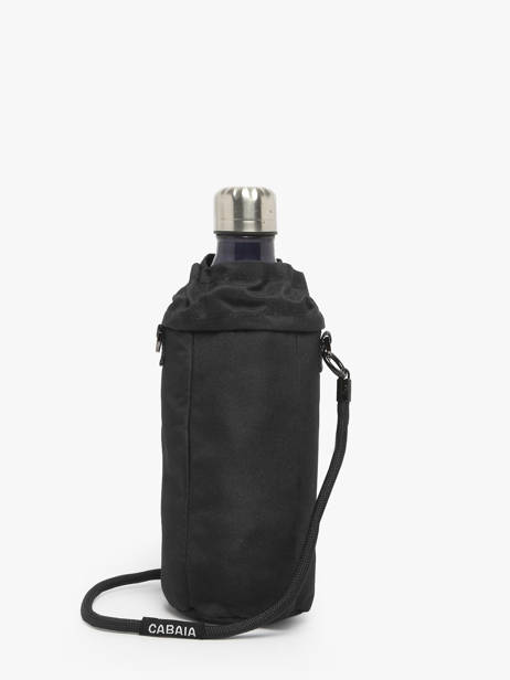Cross Body Tas Accessoire Gerecycleerd Polyester Cabaia Zwart accessoire BOTTLBAG ander zicht 3