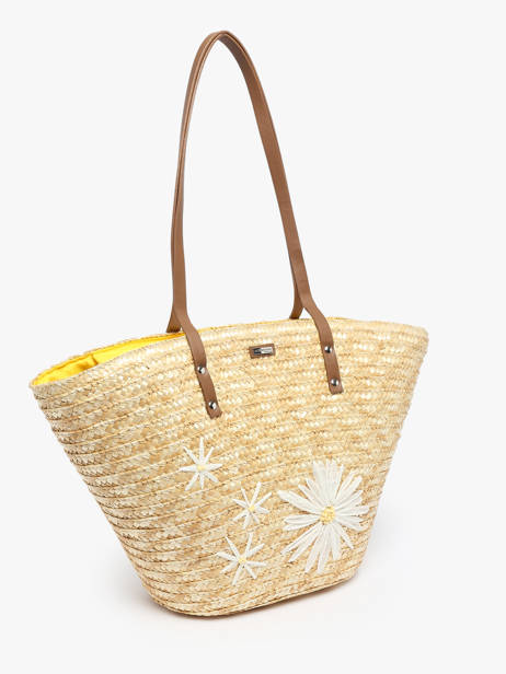 Schoudertas Koa Les tropeziennes Beige koa TZ01 ander zicht 2