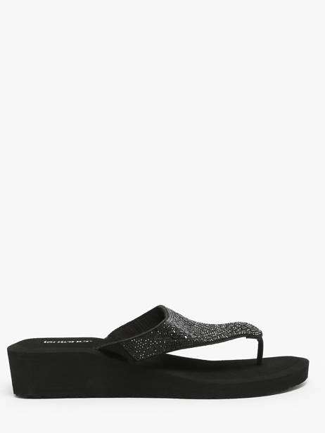 Open Sandalen Met Hak Isotoner Zwart women 94615 ander zicht 3