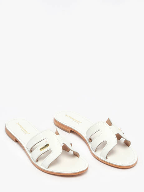 Slippers Damia Uit Leder Les tropeziennes Wit women DAMIA ander zicht 6