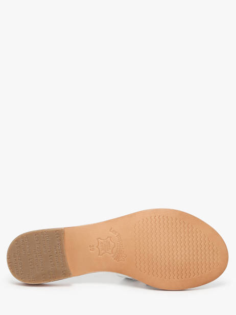 Slippers Damia Uit Leder Les tropeziennes Wit women DAMIA ander zicht 5