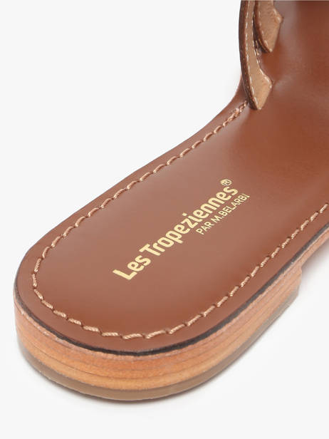 Mules Damia En Cuir Les tropeziennes Marron women DAMIA vue secondaire 3