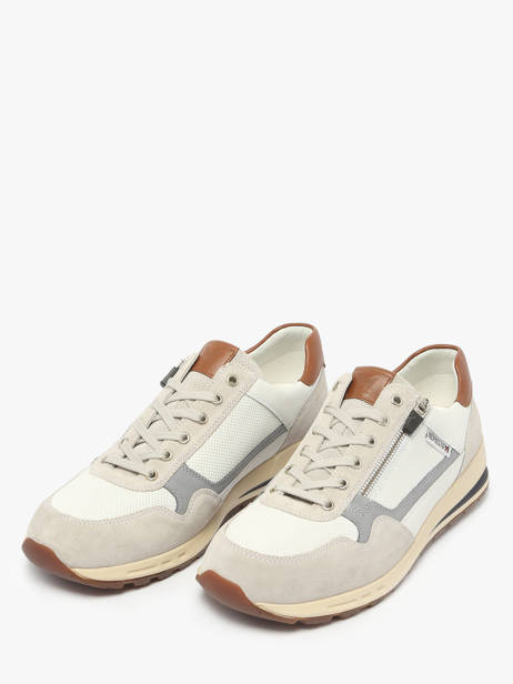 Sneakers Bradley En Cuir Mephisto Blanc men P5147074 vue secondaire 2
