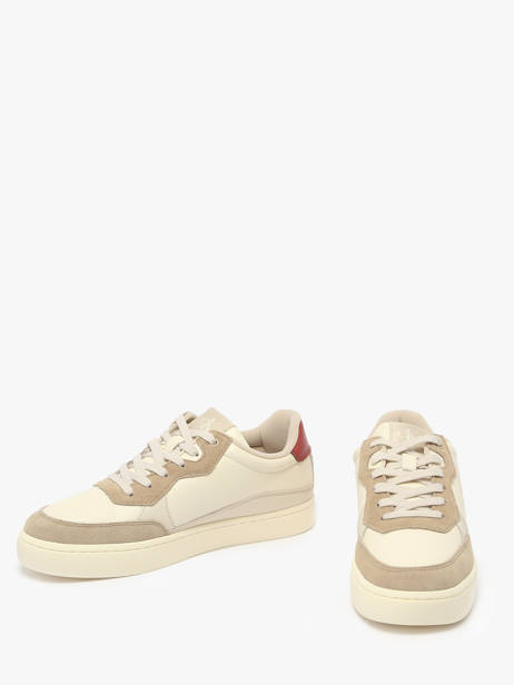Sneakers Uit Leder Calvin klein jeans Beige men 1153OLH ander zicht 2