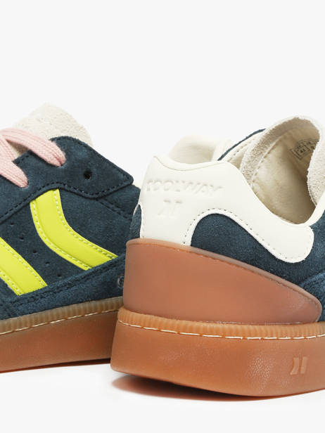 Sneakers Uit Leder Coolway Blauw men 86036020 ander zicht 2