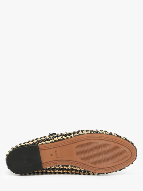 Ballerines Avec Brides En Cuir Inuovo Noir women D47001 vue secondaire 4