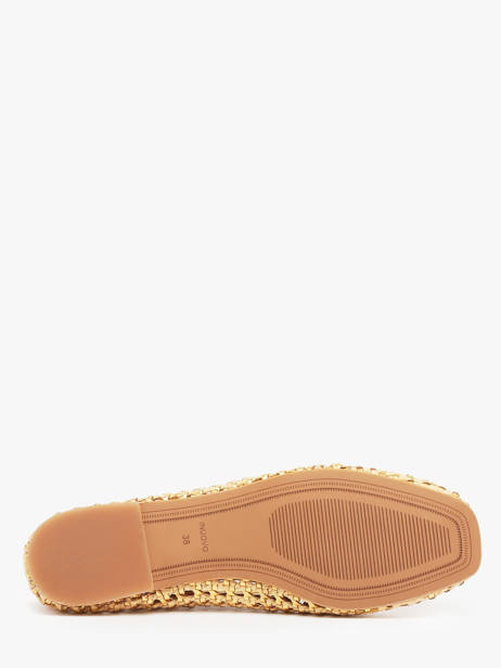 Ballerines En Cuir Inuovo Or women D49006 vue secondaire 4