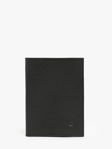 Paspoorthoes Madras Leder Etrier Zwart madras EMAD025