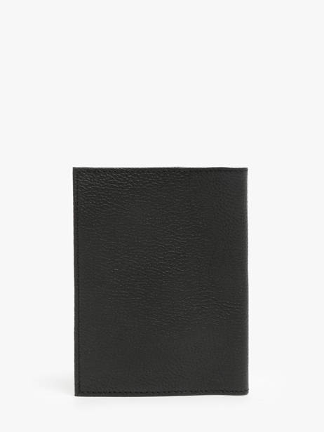 Paspoorthoes Madras Leder Etrier Zwart madras EMAD025 ander zicht 2