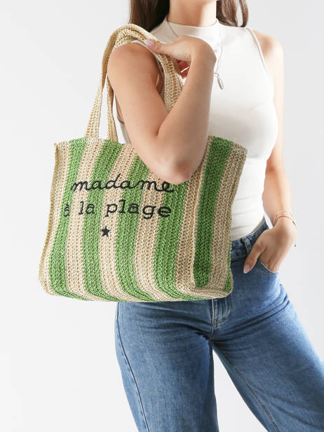 Sac Porté épaule Cabas Polyester Gerard pasquier Vert cabas P25032 vue secondaire 1