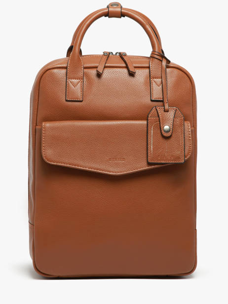 Sac à Dos Business Flandres 1 Compartiment Cuir Etrier Marron flandres EFLA8271