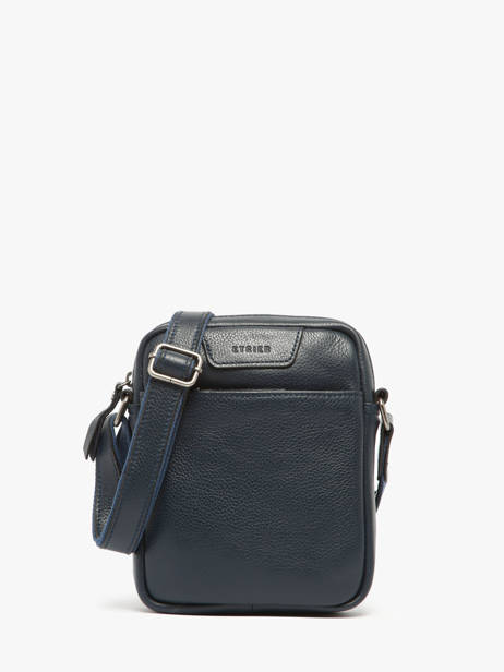 Cross Body Tas Flandres Leder Etrier Blauw flandres OTORI