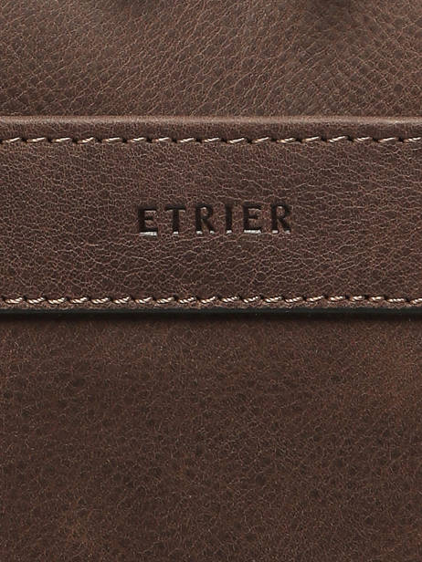 Documententas Spider 2 Compartimenten Leder Etrier Bruin spider ESPI8022 ander zicht 5