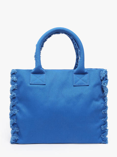 Schoudertas Logo Shopper Katoen Pinko Blauw logo shopper A1WQ ander zicht 3