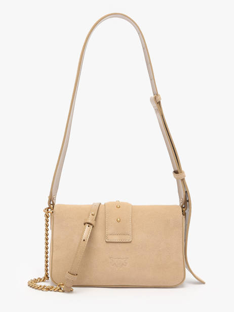 Cross Body Tas Love Bag Soft Leder Pinko Beige love bag soft 4340A2CC ander zicht 3