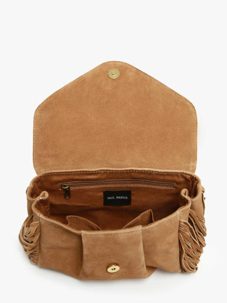 Cross Body Tas Suzon M Folk Leder Paul marius Bruin folk SUZOMFOL ander zicht 2
