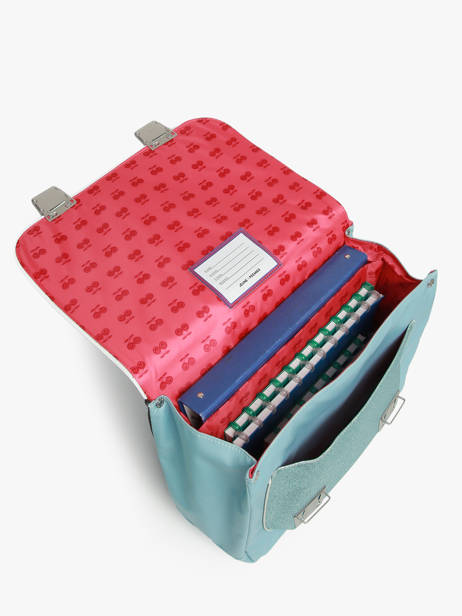Cartable 2 Compartiments Jeune premier Bleu classics C vue secondaire 3