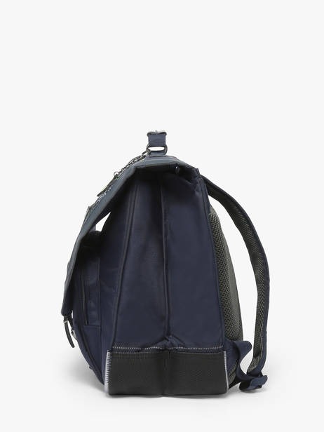Boekentas 2 Compartimenten Tann's Blauw les fantaisies g 41142 ander zicht 2
