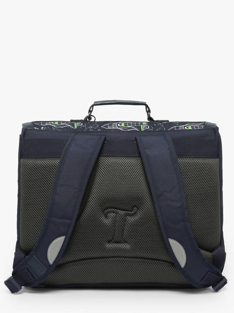 Boekentas 2 Compartimenten Tann's Blauw les fantaisies g 41142 ander zicht 4