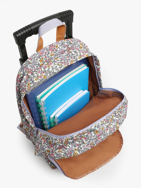 Sac A Dos à Roulettes 2 Compartiments Tann's Multicolore les fantaisies f 73263 vue secondaire 3