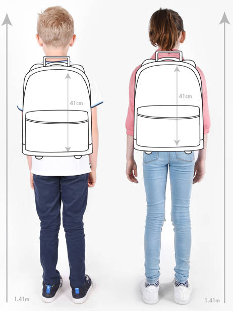 Cartable à Roulettes 2 Compartiments Tann's Vert les fantaisies g 43126 vue secondaire 1