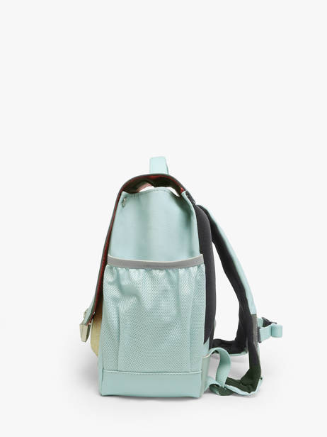 Boekentas 2 Compartimenten Jeune premier Blauw classics C ander zicht 2