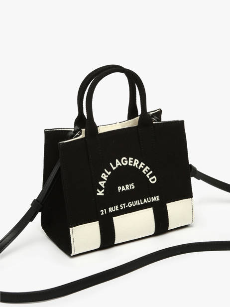 Sac Bandoulière Rsg Coton Karl lagerfeld Noir rsg A3W50027 vue secondaire 1
