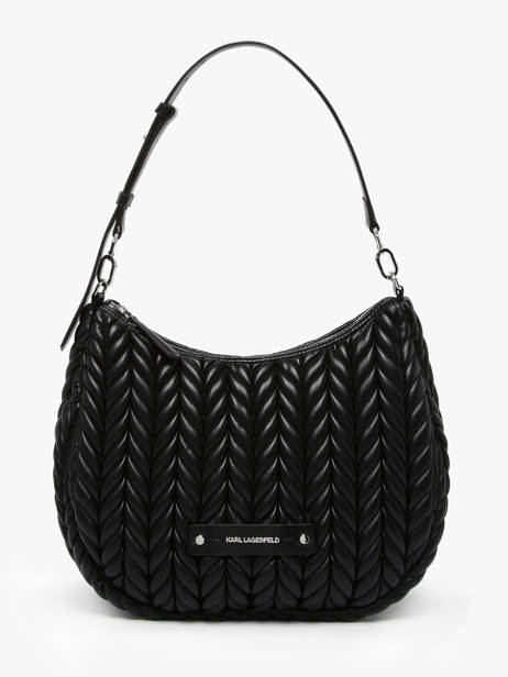 Schoudertas K Weave Polyurethaan Karl lagerfeld Zwart k weave A3W30147