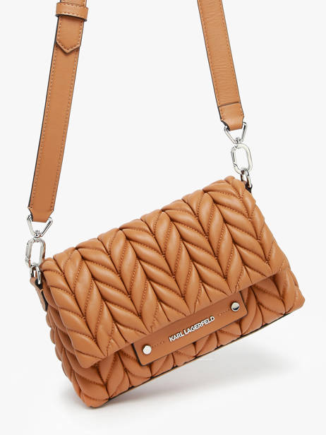 Sac Bandoulière K Weave Polyurethane Karl lagerfeld Marron k weave A2W30153 vue secondaire 1