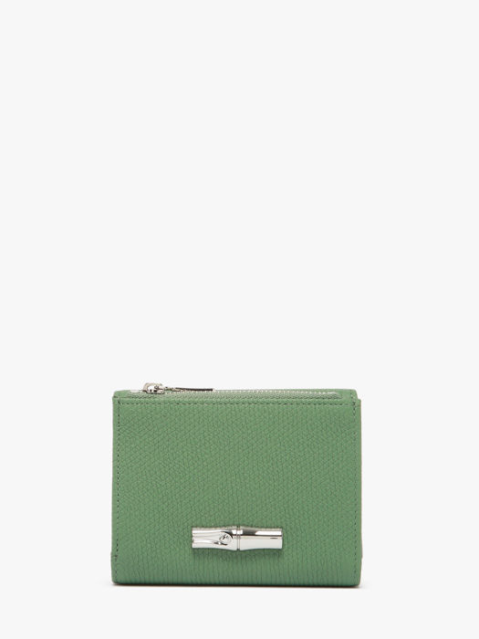Longchamp Le roseau Portefeuille Groen