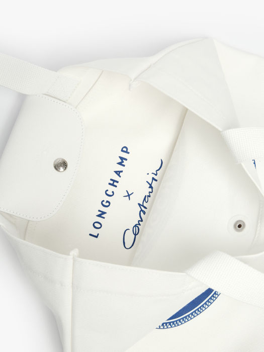 Longchamp Le pliage x constantin Schoudertas Bruin
