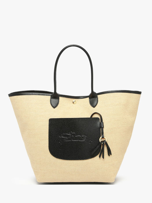 Longchamp New le panier pliage Besace Noir