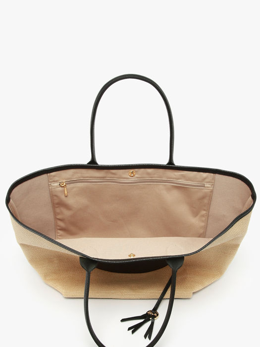 Longchamp New le panier pliage Besace Noir