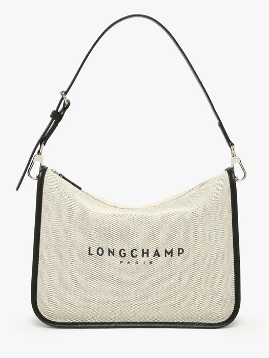 Longchamp Essential toile Schoudertas Wit