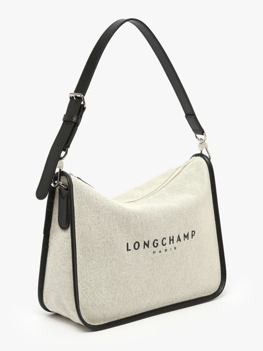 Longchamp Essential toile Schoudertas Wit