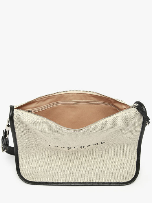 Longchamp Essential toile Schoudertas Wit