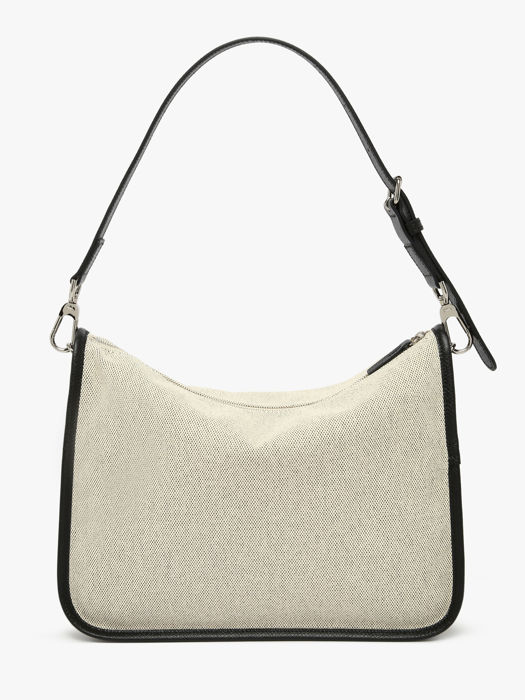 Longchamp Essential toile Schoudertas Wit