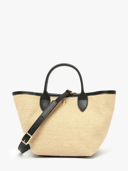 Longchamp New le panier pliage Sac porté travers Noir