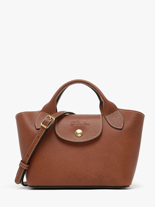 Longchamp Epure Sac porté travers Marron